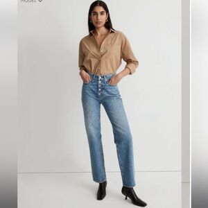 {Madewell} The Perfect Vintage Straight Jean